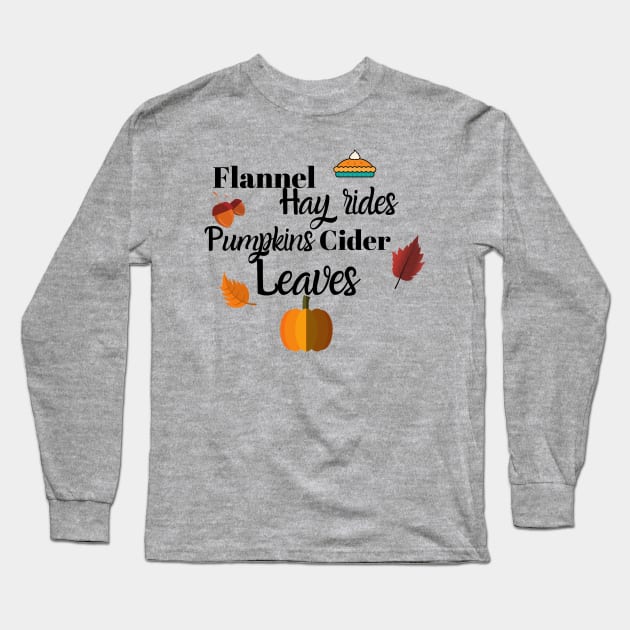 fall logo Long Sleeve T-Shirt by Lindseysdesigns